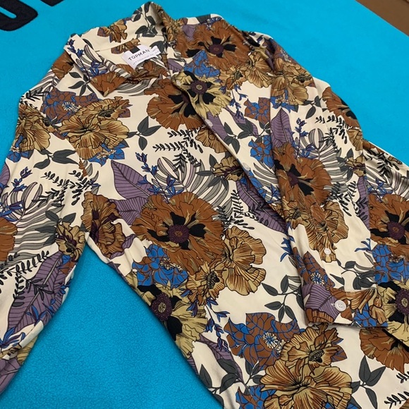 Silk/rayon TOPMAN BUTTON UP - Picture 3 of 4